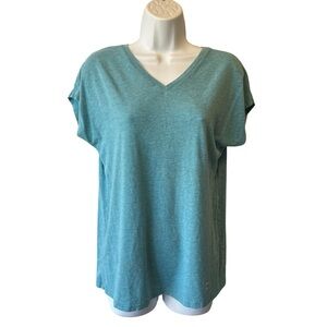 On Cloud Running performance Tee Small Blue Short sleeve shirt Womens top